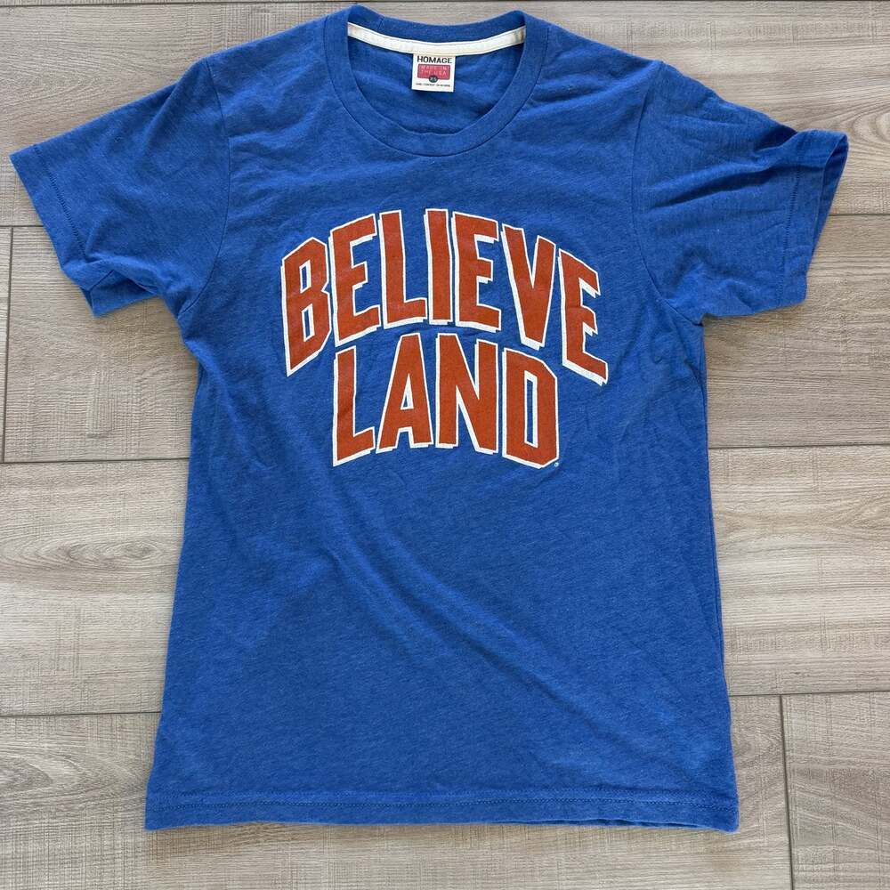 HOMAGE Believeland Cleveland T-Shirt Adult XS